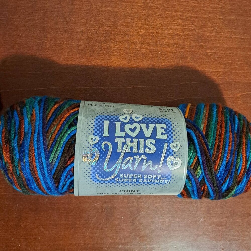 I Love This Yarn 1 Skein Nevada Dusk 5 Ounces Acrylic 142 Grams 252 Yards